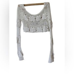 Crochet Crop Top NastyGal xMinkPink